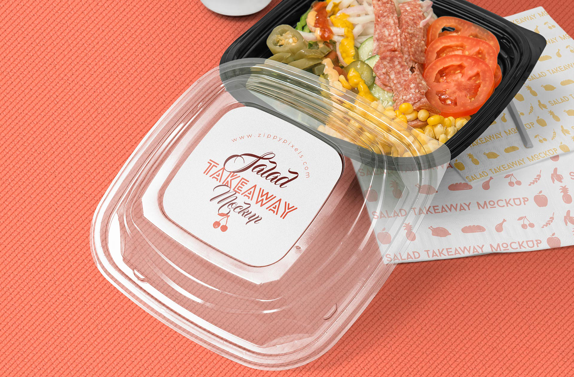 食品塑料盒品牌样机插图2